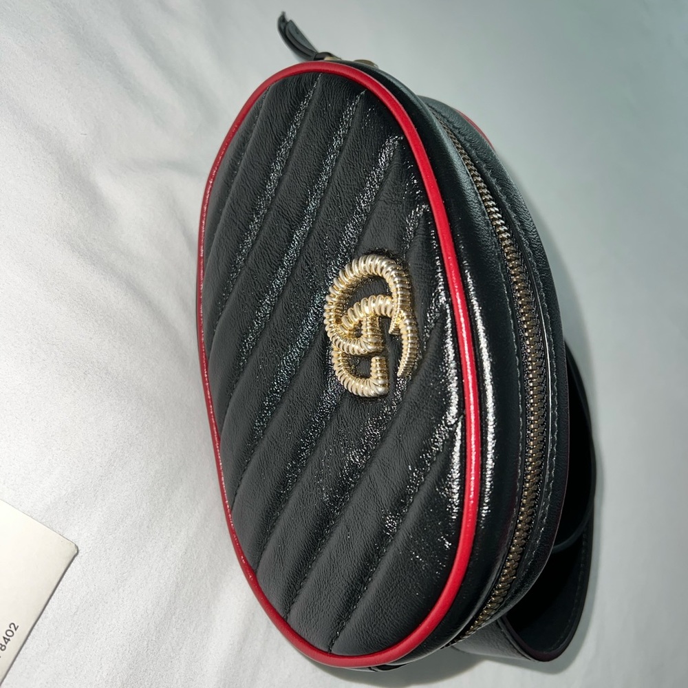 Gucci Marmont Leather Belt Bag - Picture 5 of 9